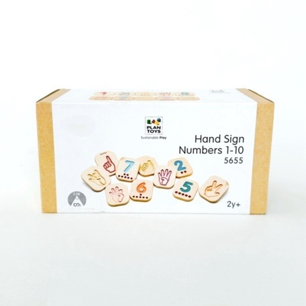 Plan Toys Hand Sign Numbers 1-10